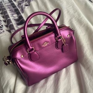 coach mini Boston bag